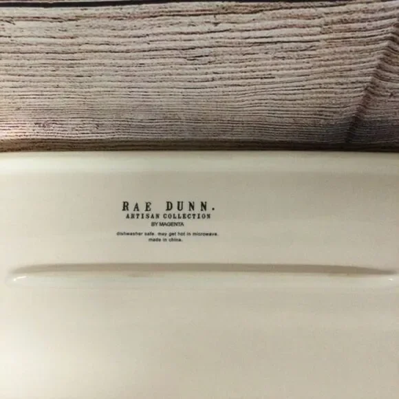 Rae Dunn Appetizer‎ Ceramic Plate - Picture 2 of 5